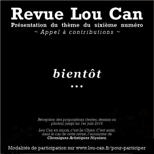 Annonce du sixième numéro