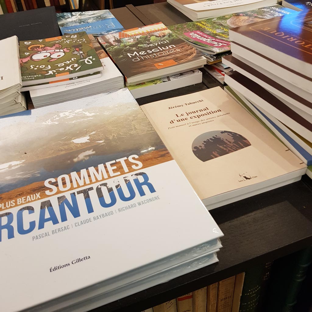 Nos livres à la Librairie Niçoise rue Defly à Nice